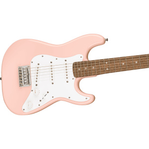 Fender Squier FSR Mini Stratocaster/ BOSS KATANA Pack - Shell Pink