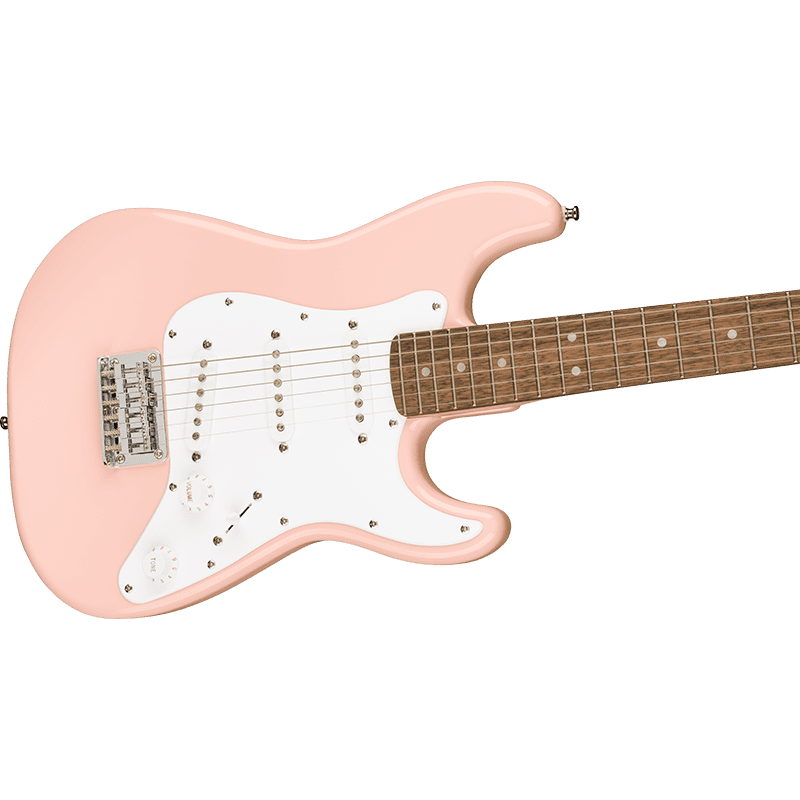 Fender Squier FSR Mini Stratocaster/ BOSS KATANA Pack - Shell Pink 
