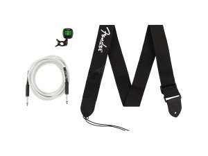 Fender Accessory Essentials Pack - Cable, Clip-On Tuner + Strap