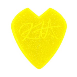 Dunlop Kirk Hammett Jazz III Pick Yellow Glitter - Set of 6