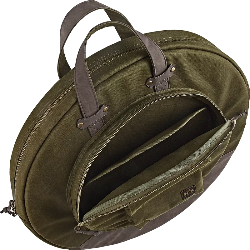 Meinl MWC22GR Waxed Canvas 22" Inch Cymbal Bag - Forest Green - Image 5