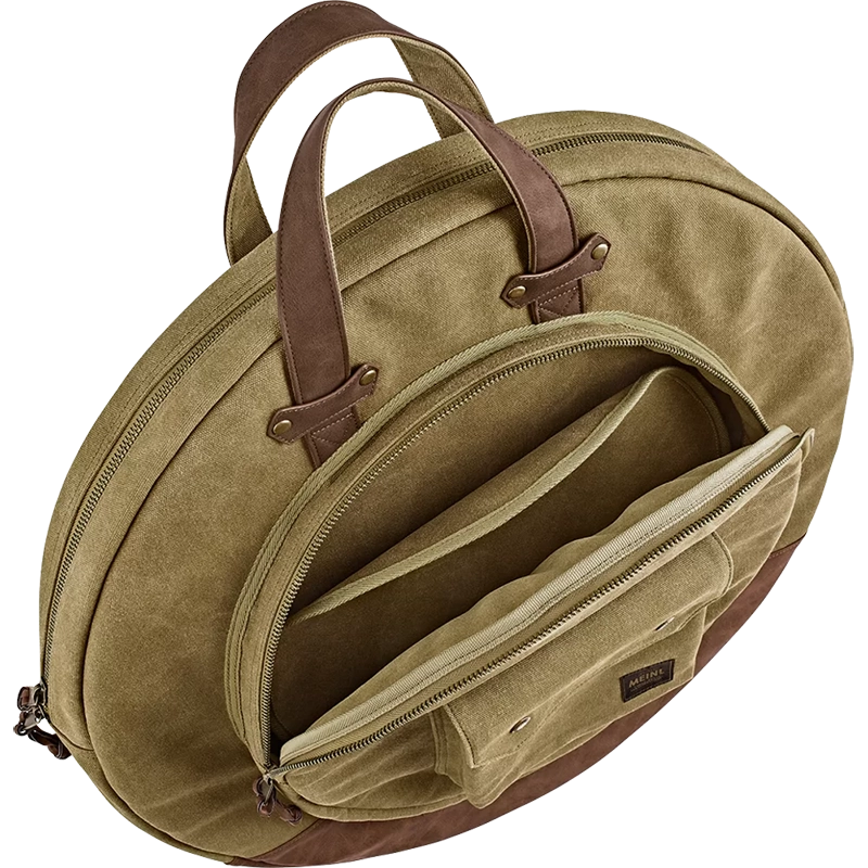 Meinl MWC22KH Waxed Canvas 22" Inch Cymbal Bag - Vintage Khaki - Image 4