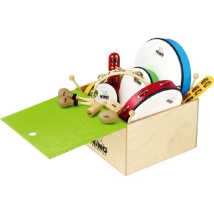 Meinl Nino SET012 - 12 Piece Percussion Pack w/Wooden Storage Box