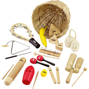 Meinl Nino SET515 - 15 Piece Percussion Pack w/Basket