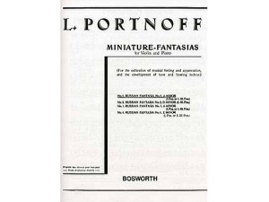 Leo Portnoff - Russian Fantasy No1. In A Minor - Violin + Piano