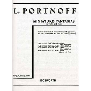 Leo Portnoff - Russian Fantasy No1. In A Minor - Violin + Piano