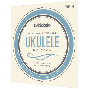 D'addario EJ88T-8 8-String Tenor Ukulele String Set