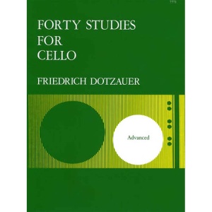Forty Studies For Cello - Friesrich Dotzauer