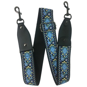 Rock You 2" Adjustable Banjo Strap - Blue Motif