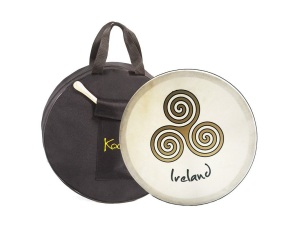 Koda HB14B7 14" x 3" Irish Bodhran - Newgrange Swirl