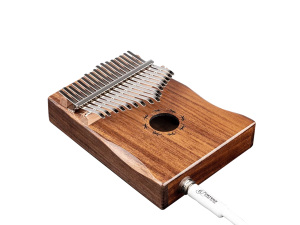 Ortega OKB1E Kalimba w/Pickup - 17 Notes - Acacia