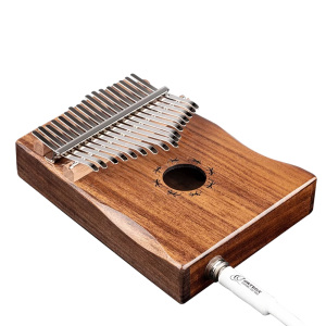 Ortega OKB1E Kalimba w/Pickup - 17 Notes - Acacia