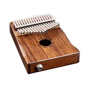 Ortega OKB1E Kalimba w/Pickup - 17 Notes - Acacia