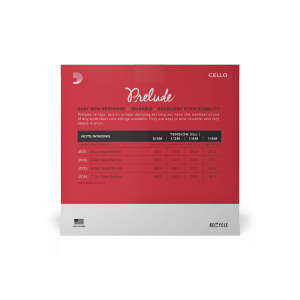 D'addario Prelude Cello String Set - 1/2 - Medium Tension