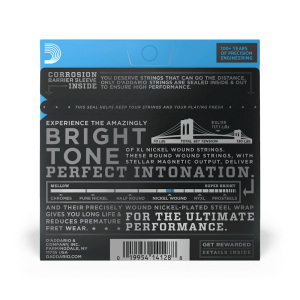 D'addario EXL115-3D 11-49 Nickel Medium - 3-Pack