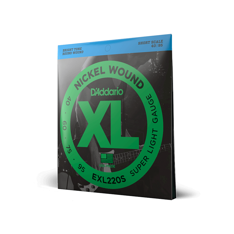 D'addario EXL220S Nickel Short Scale Bass Strings 40-95 - Image 2