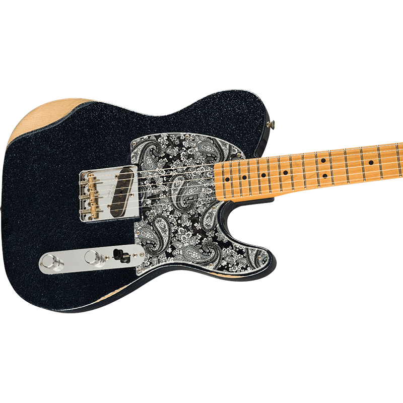 Fender Brad Paisley Esquire - MN - Black Sparkle - Image 7