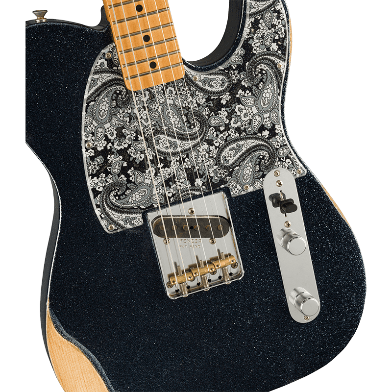 Fender Brad Paisley Esquire - MN - Black Sparkle - Image 5