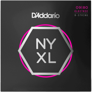 D'addario NYXL 0980 8-String Set - Super Light