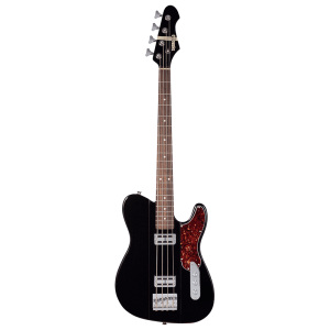 Shergold SBT14 - Telstar Standard Bass Guitar - Black Gloss