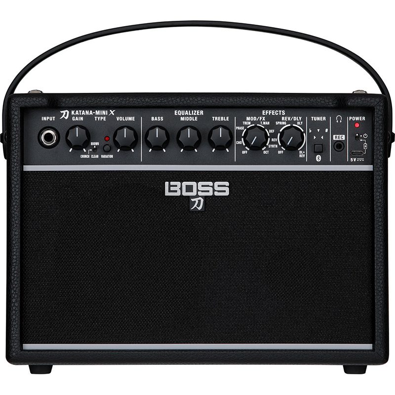 Aria STG-003/BOSS KATANA MINI X Guitar Pack - Sonic Blue - Image 2