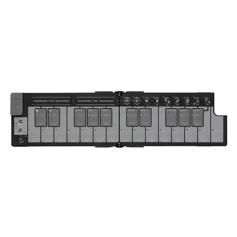 KORG nanoKEY Fold - Foldable Midi Keyboard - Black - Image 6