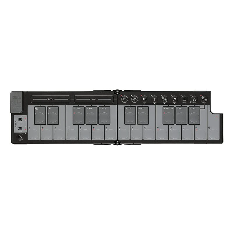KORG nanoKEY Fold - Foldable Midi Keyboard - Black - Image 6