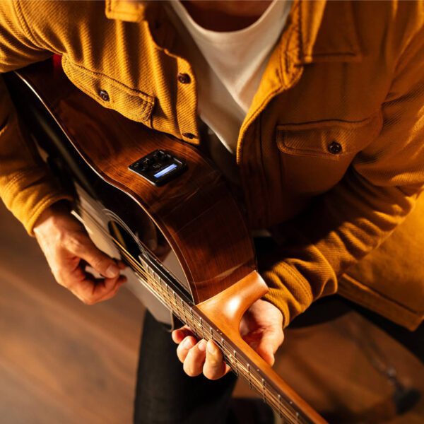 Washburn Vite S9V - Bella Tono - Electro Acoustic Guitar - Charcoal Burst - Image 10