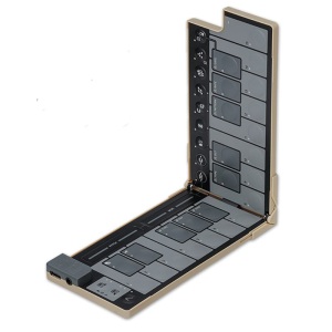 KORG nanoKEY Fold - Foldable Midi Keyboard - Sand Beige