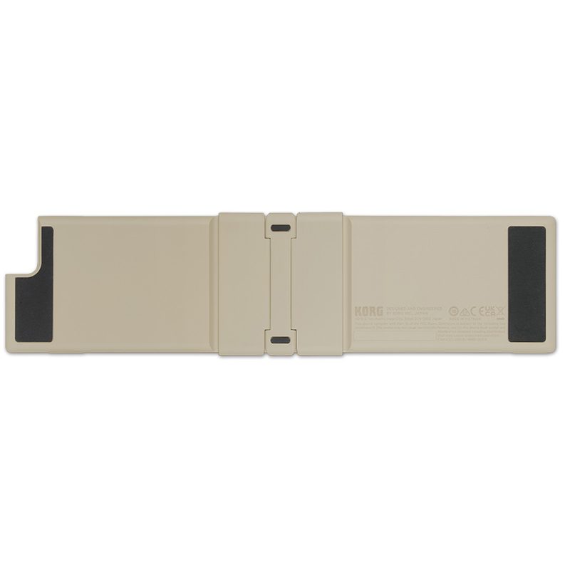KORG nanoKEY Fold - Foldable Midi Keyboard - Sand Beige - Image 4