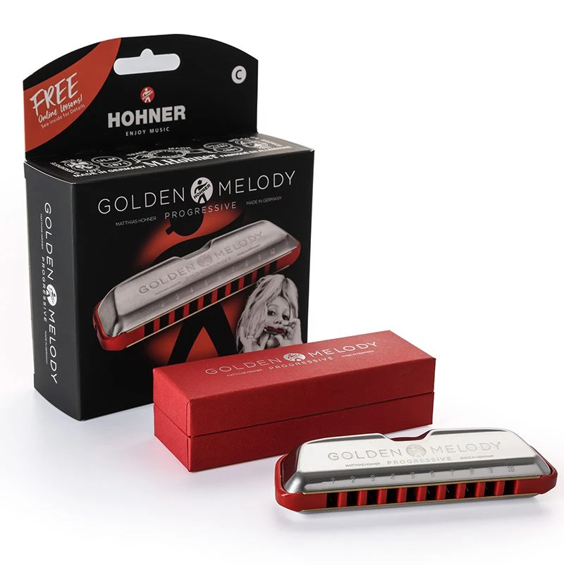 Hohner - Golden Melody Progressive Harmonica - Key Of C Major - Image 5