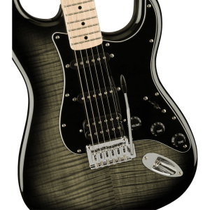 Fender Squier Affinity Stratocaster - FMT - HSS - MN - Black Burst