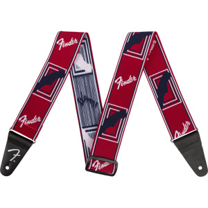 Fender Weighless 2-Inch Guitar Strap - Red/White/Blue