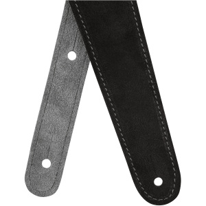 Fender Reversible Suede Strap - Black/Grey