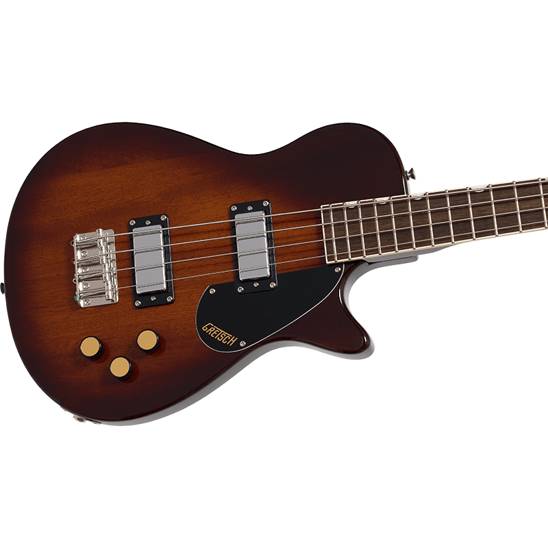 Gretsch Streamliner Jet Club Bass - SC - LRL - Havana Burst - Image 5