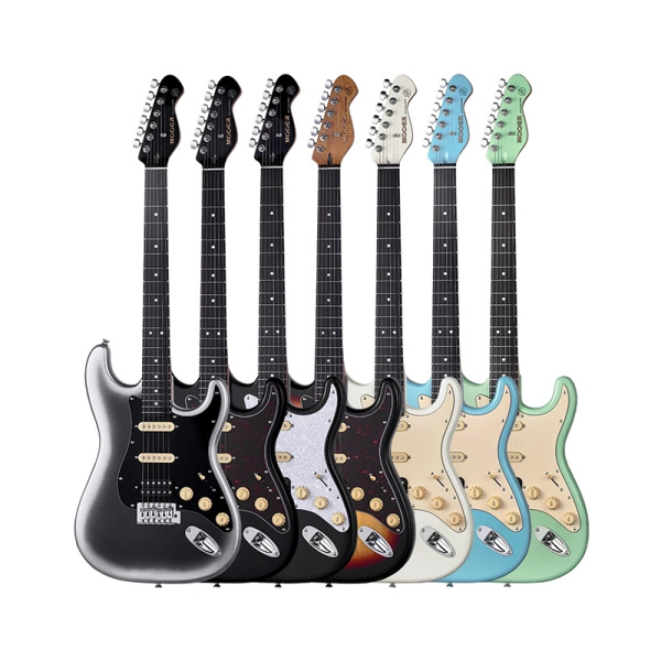 MOOER MCS10 Pro Electric Guitar - HSS - Sunburst - Image 2