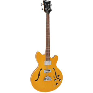 Vintage REVO Series VRS450N - Supreme - Semi Acoustic Bass Guitar - Natural