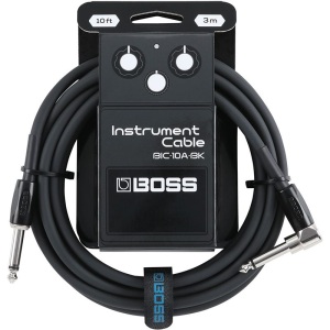 BOSS BIC-10A-BK 10ft Instrument Cable - Black