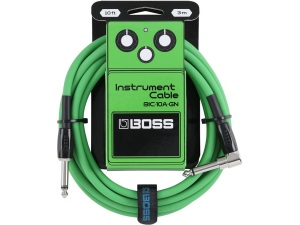 BOSS BIC-10A-GN 10ft Instrument Cable - Green