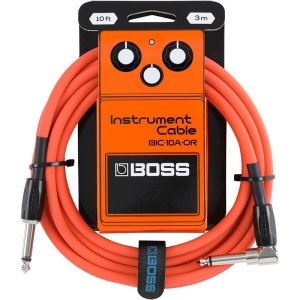 BOSS BIC-10A-OR 10ft Instrument Cable - Orange