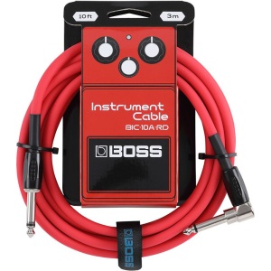 BOSS BIC-10A-RD 10ft Instrument Cable - Red