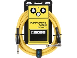 BOSS BIC-10A-YL 10ft Instrument Cable - Yellow