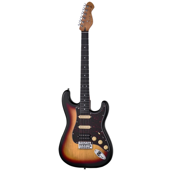 MOOER MCS10 Pro Electric Guitar - HSS - Sunburst