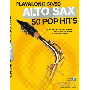 Playablong 50/50 - Alto Sax - 50 Pop Hits