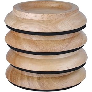 Pro Musica Piano / Furniture Casters Cups - Set of 4 - Oak