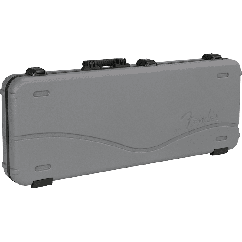 Fender Deluxe Molded Case - Stratocaster/Telecaster - Silver/Blue