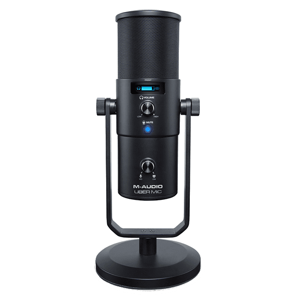 M-Audio Uber Mic - Professional USB Recording Microphone w/Headphone Output - Image 5