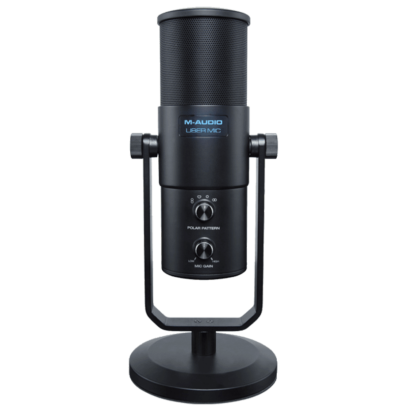 M-Audio Uber Mic - Professional USB Recording Microphone w/Headphone Output