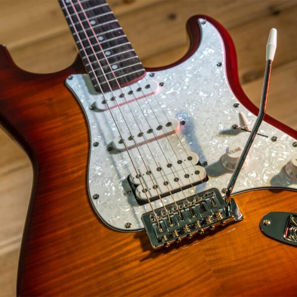 Washburn SDFSB Sonamaster Deluxe - Sunburst - Image 6