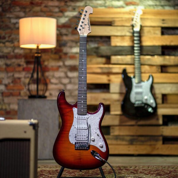 Washburn SDFSB Sonamaster Deluxe - Sunburst - Image 3